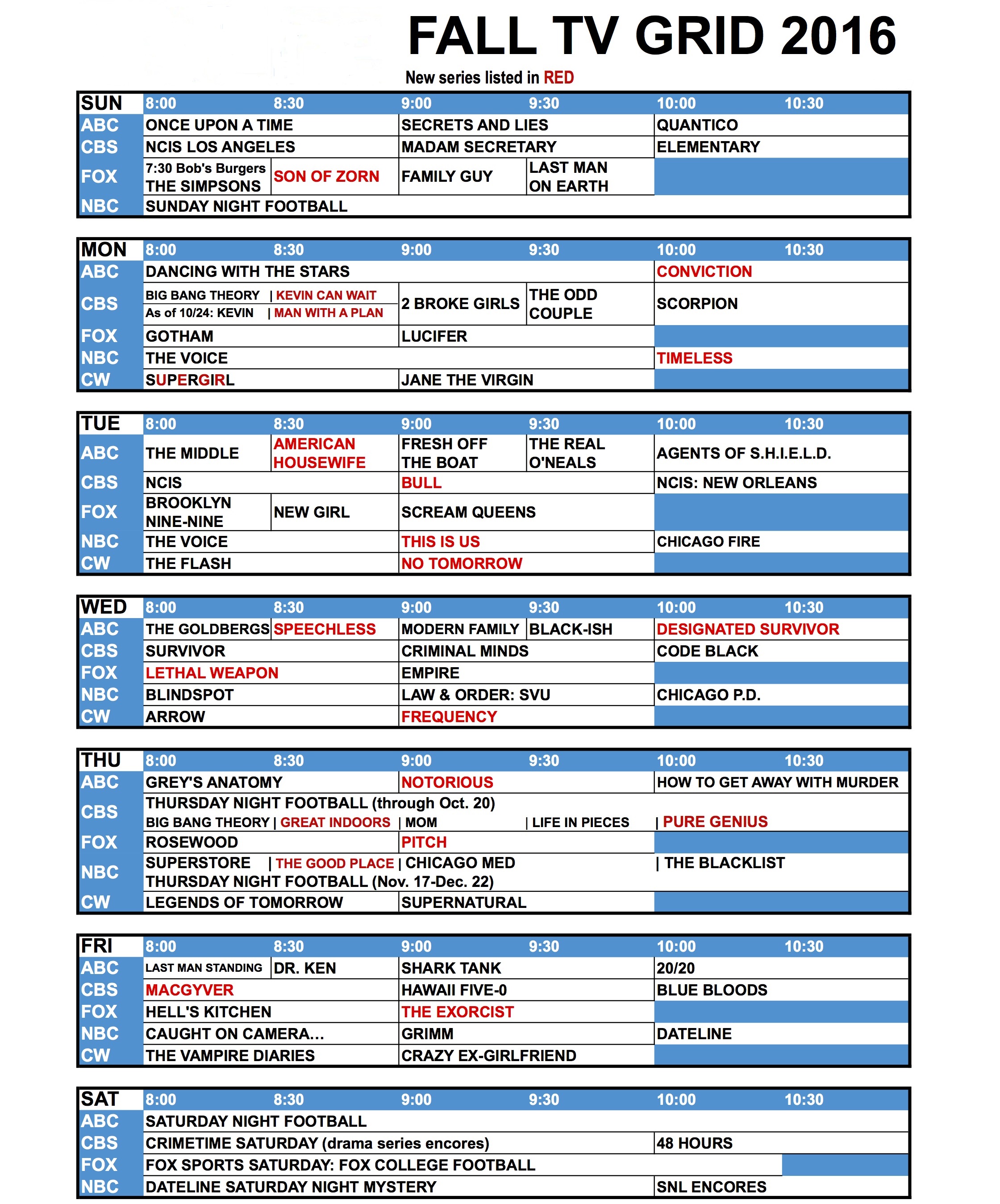 Fall 2024 Tv Schedule Kari Leanna